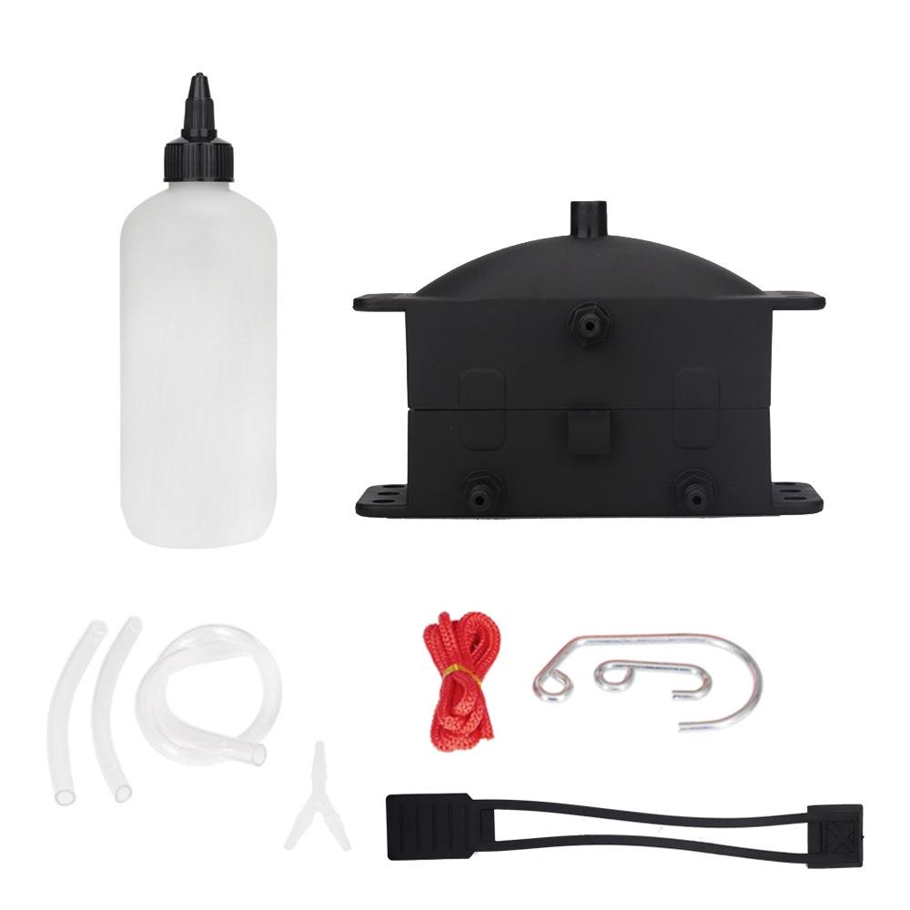 Motorrad Kette Reinigung Kit Kette Reiniger Pinsel Getriebe Reinigung Werkzeug Kette Lube Gerät Schmierung schwarz