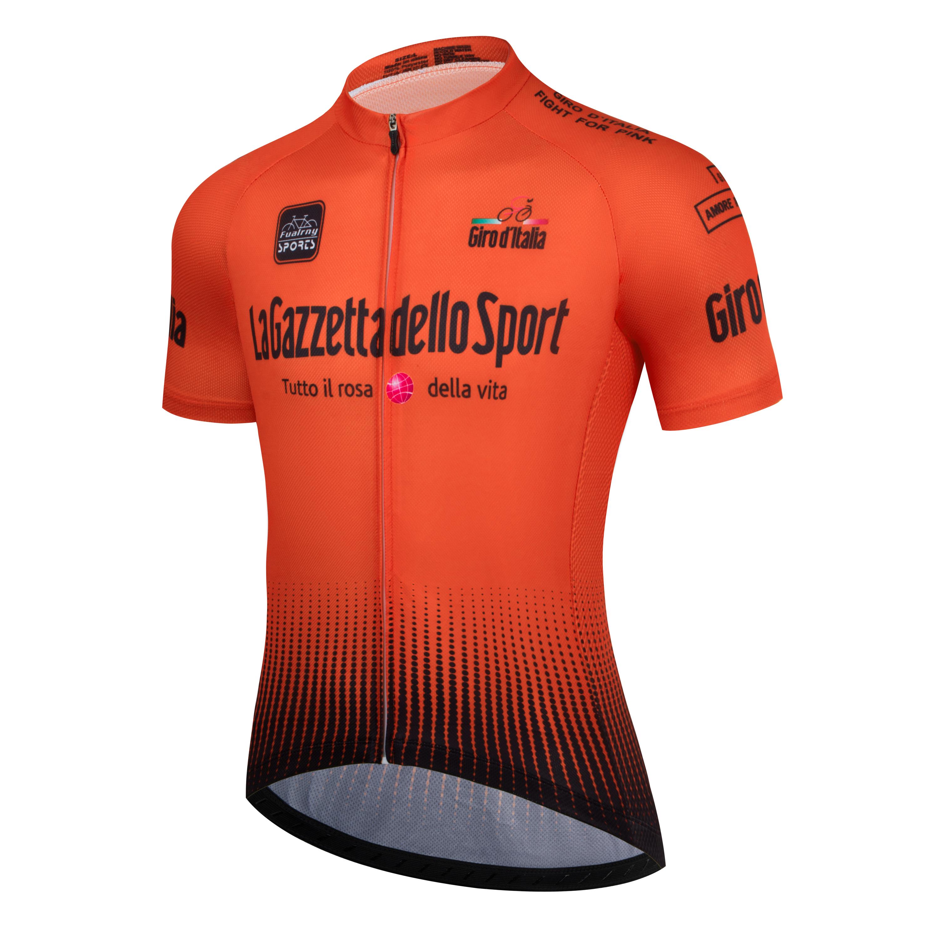 Tour De Giro D'ITALIA Sommer Kurzarm Fahrradbekleidung Radtrikot-Set Rennrad Radsportbekleidung Trikot-Set Sportbekleidung XL