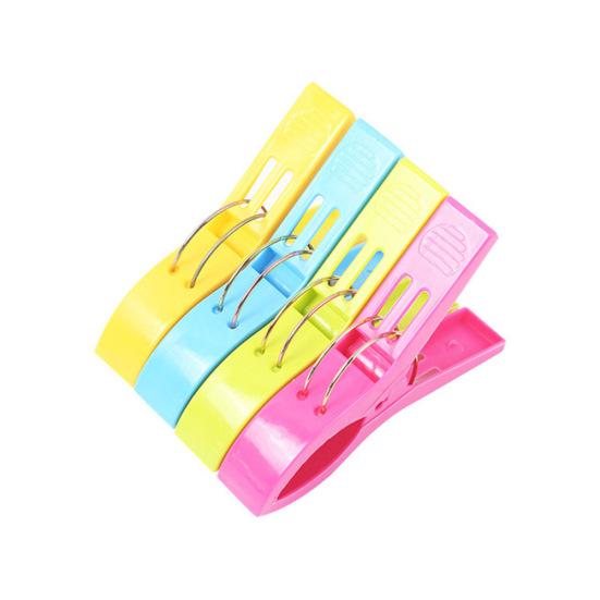 4 große Wäscheklammer-Clips, Strandtuch-Clips, Wäscheständer-Clips 4pcs
