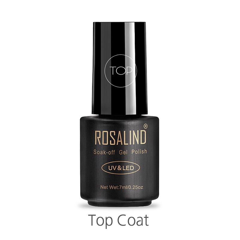 ROSALIND 7ML Pure Color 30 Farben UV-Gel-Nagellack Langlebiges Macaron-Gel-Lackgel
