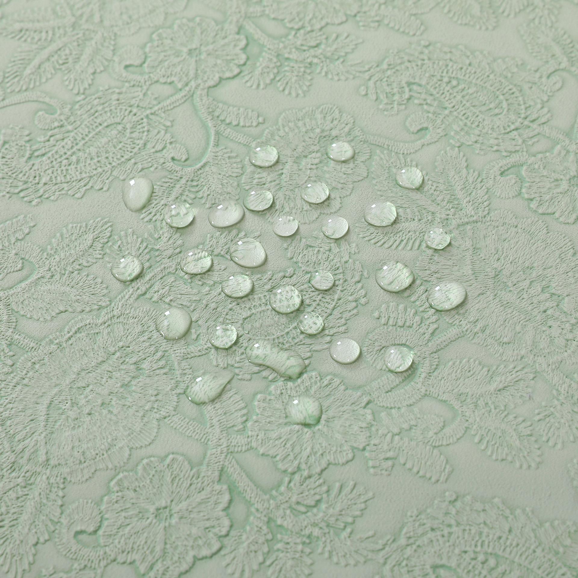 Wasserdichte und ölbeständige Tischdecke aus PU-Leder, geprägte Tischdecke, verdicktes Tuch, wärmeisolierende leichte Luxus-High-End-Tischdecke 130*180