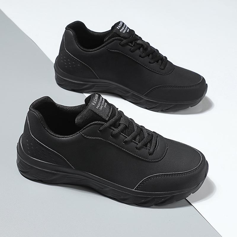 Leichte wasserdichte Jogging-Herrenschuhe für Herren, Sport, Freizeit, Outdoor, Fitnessschuhe 39 schwarz/gold