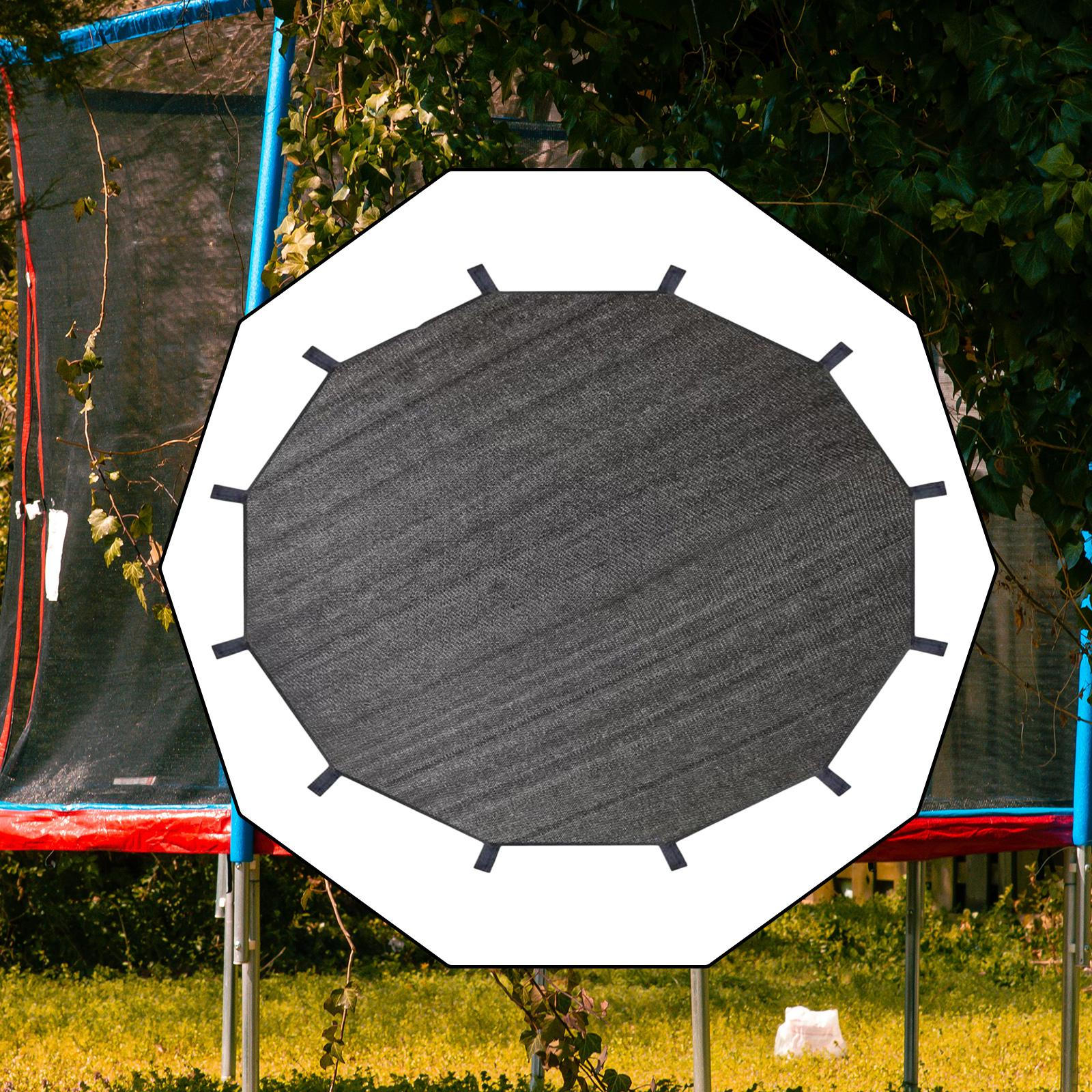 Trampolin Sonnenschutzabdeckung Tragbar 16 Fuß Schutz Einfache Montage für 12 Stangen
