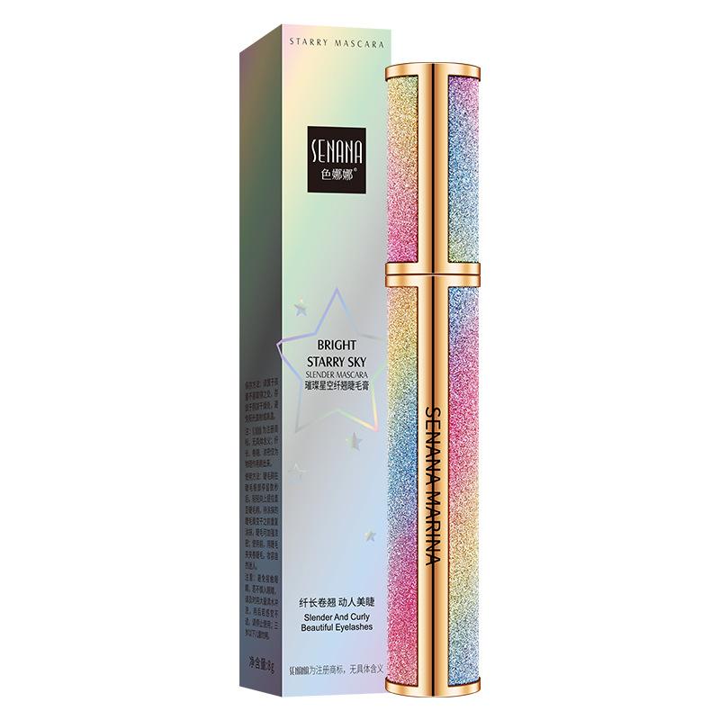 SENANA 4D Silk Fiber Lashes Dick verlängernde Wimperntusche 8ml