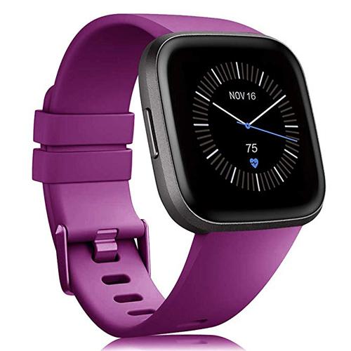 Armband für Fitbit Versa/Versa2/Lite Smartwatch-Ersatzband. Sport-Silikonarmband für Fitbit Versa 2-Armband S
