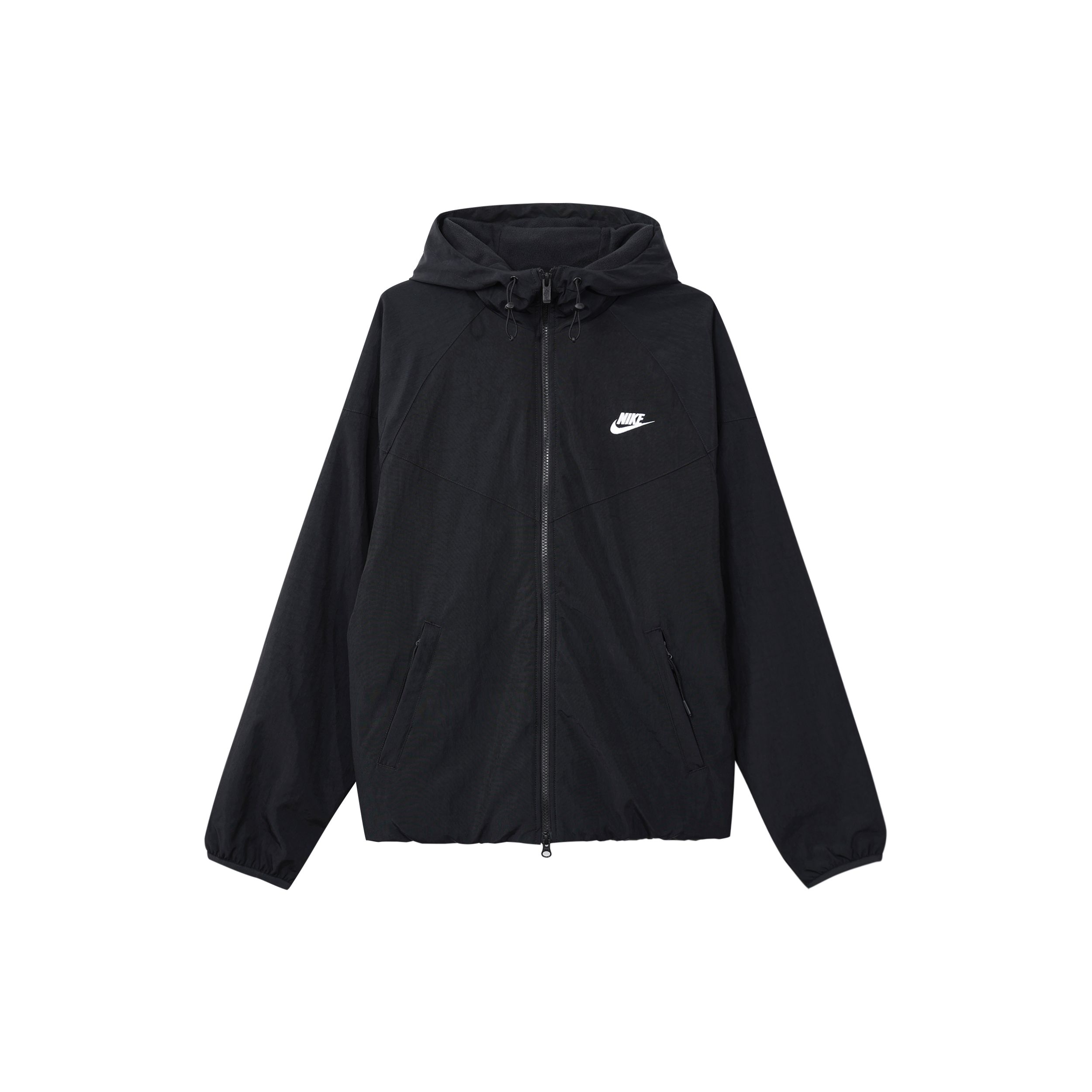 Nike Windrunner Solid Kapuzen-Reißverschluss Freizeitjacke Herren Jacken Schwarz FB8619-010 L