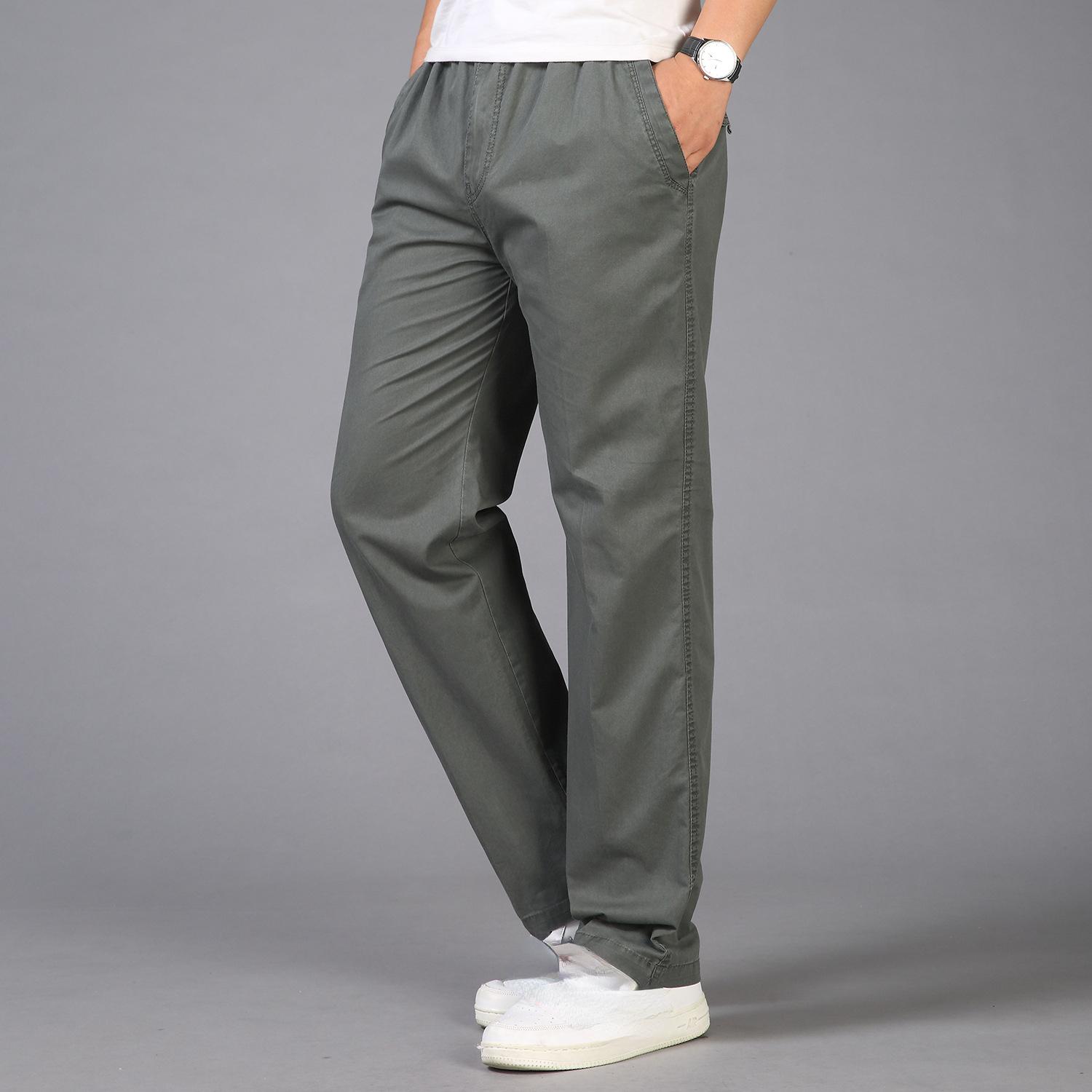Baumwollhosen Herren Freizeithosen Herren Plus Size Arbeitshosen Herren Große Freizeithosen Mode L