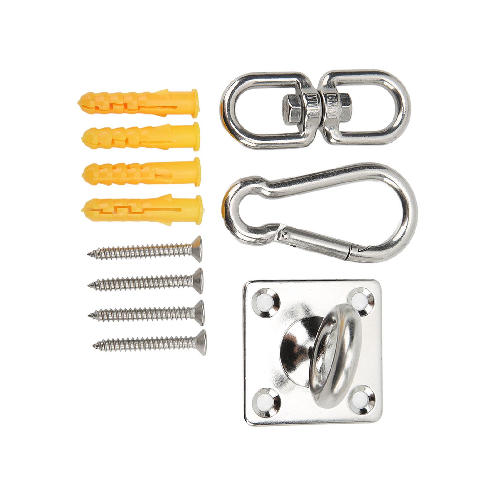 Hängemattenstuhl-Aufhängeset, Edelstahl-Schaukel-Deckenhalterungsset für Yoga-Hängematte, Boxsack