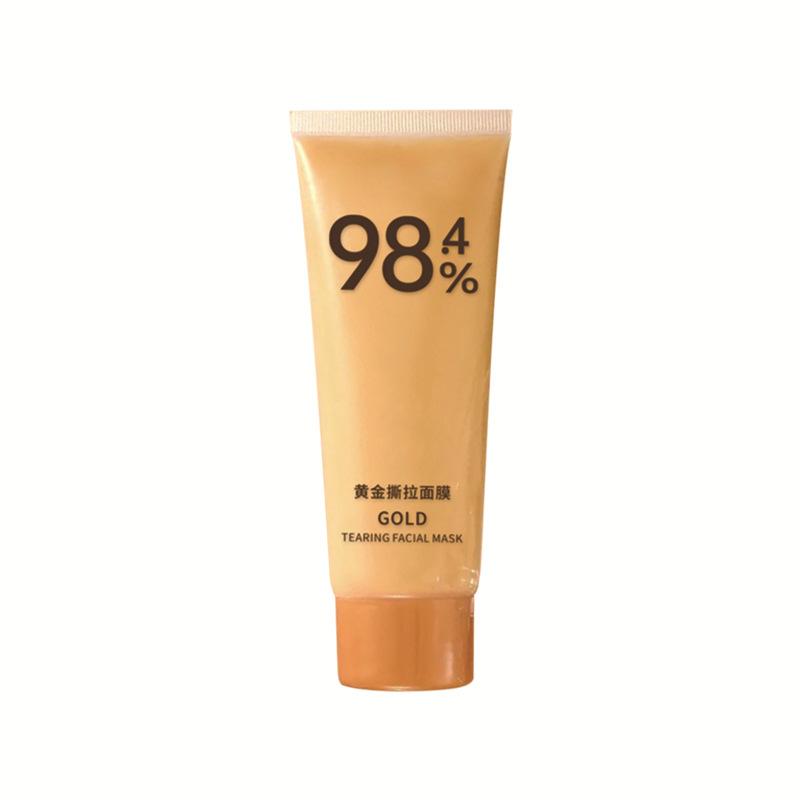 Goldfolien-Peel-Off-Maske, 24 Karat Goldfolien-Peel-Off-Maske, straffende Gesichtsmaske für raue, große Poren, für Frauen, tiefenreinigende Haut 1PCS