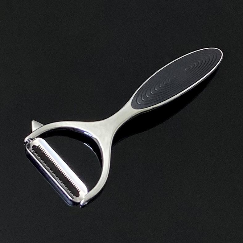 Gemüseschäler aus Edelstahl, Kartoffelschäler, multifunktionale Karottenreibe, Obstwerkzeuge, Küchenzubehör, Küche, Pelador Sawtooth style