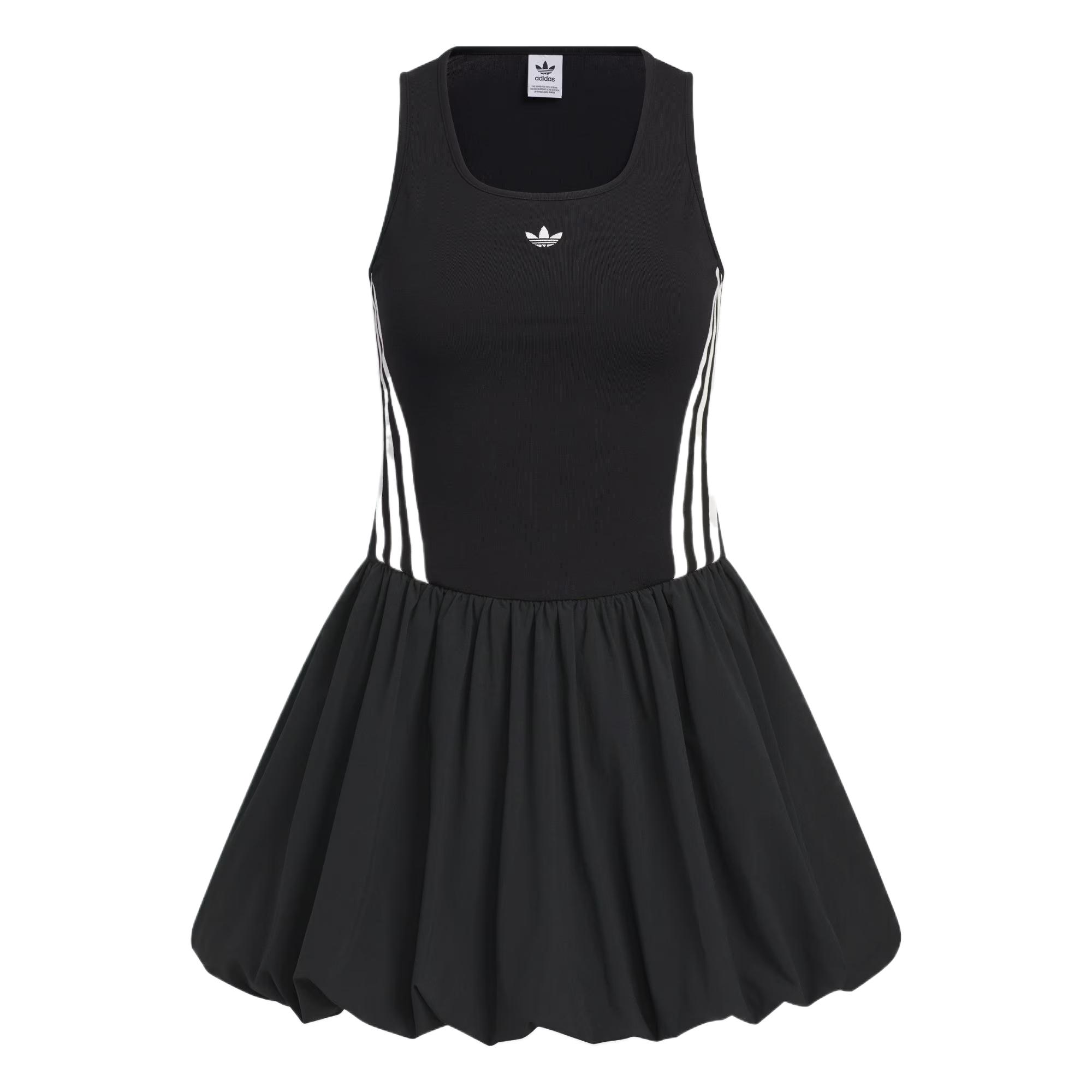 Adidas Originals Bubble Dress Bequem Lässig Einfach Vielseitig Ärmelloses Kleid Damen Kleider Schwarz KE5074 L