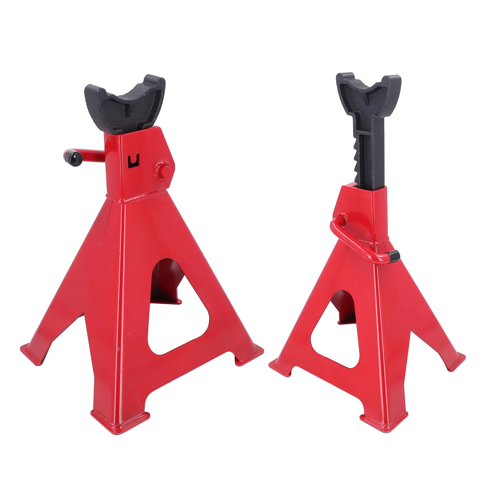 2 Sets Hebe Jack Steht Einstellbare Höhe 6 Tonnen 12000LB Verdickt Ratsche Jack Unterstützung für