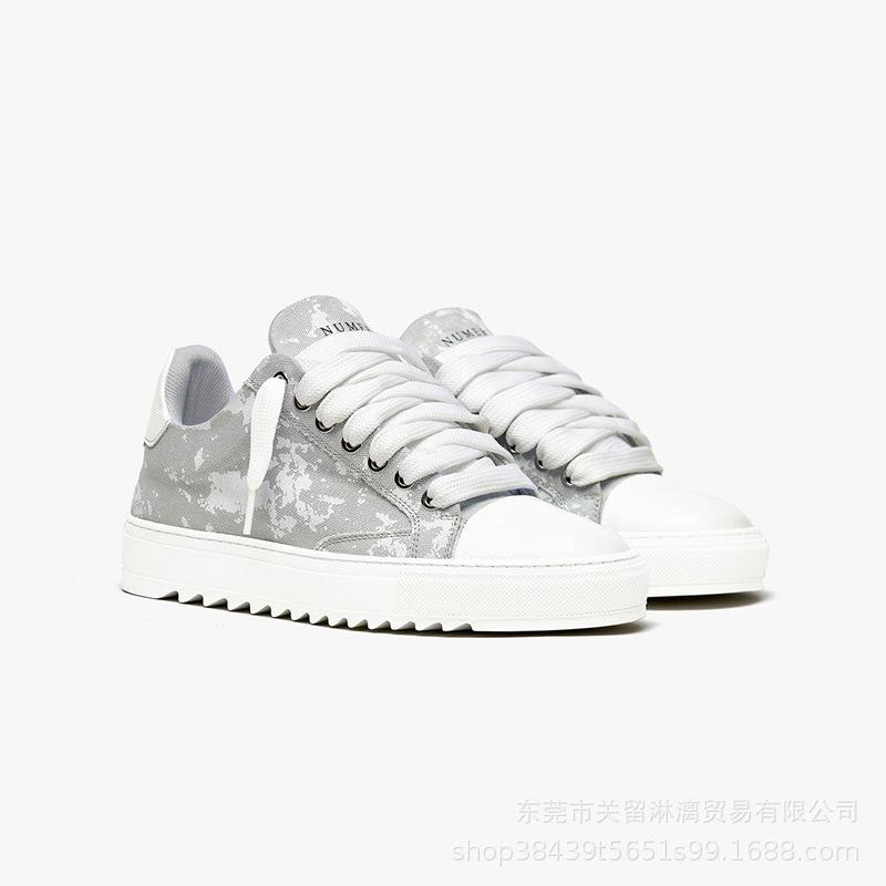 Schuhe Herren handbemalte Canvas-Schuhe Modetrend personalisiert 44 gray