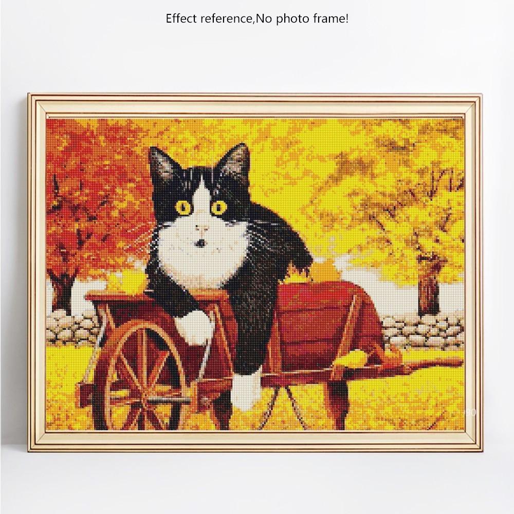 Kristall-Diamant-Gemälde, Bild, Perlenstickerei, Diamant-Stickerei, Tiere, Diamant 20X30