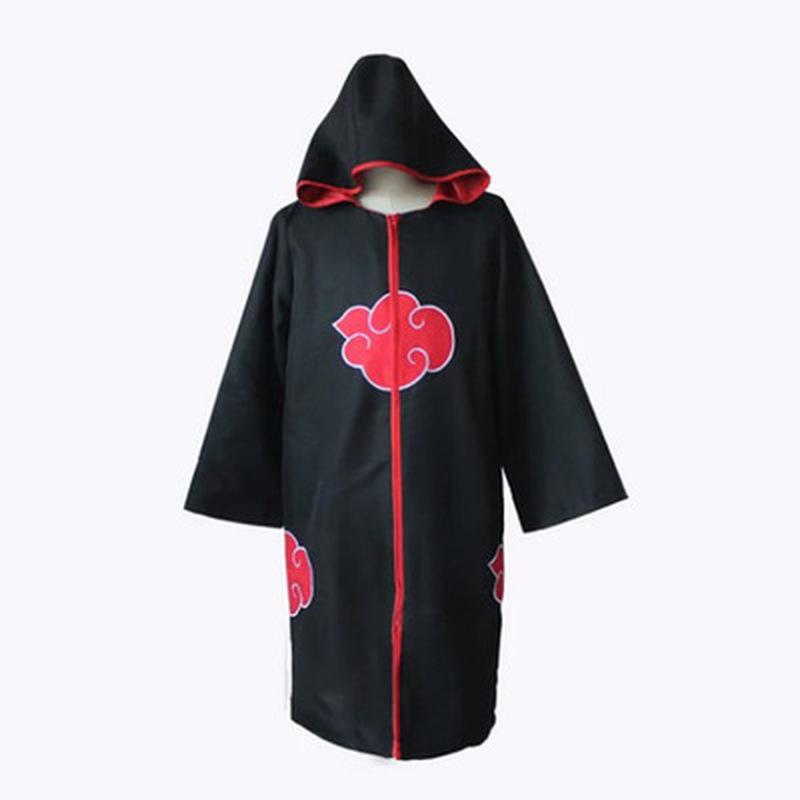 Männer Frauen Kostüm Akatsuki Umhang Cosplay Sasuke Uchiha Cape Cosplay Itachi Kleidung Adult M black