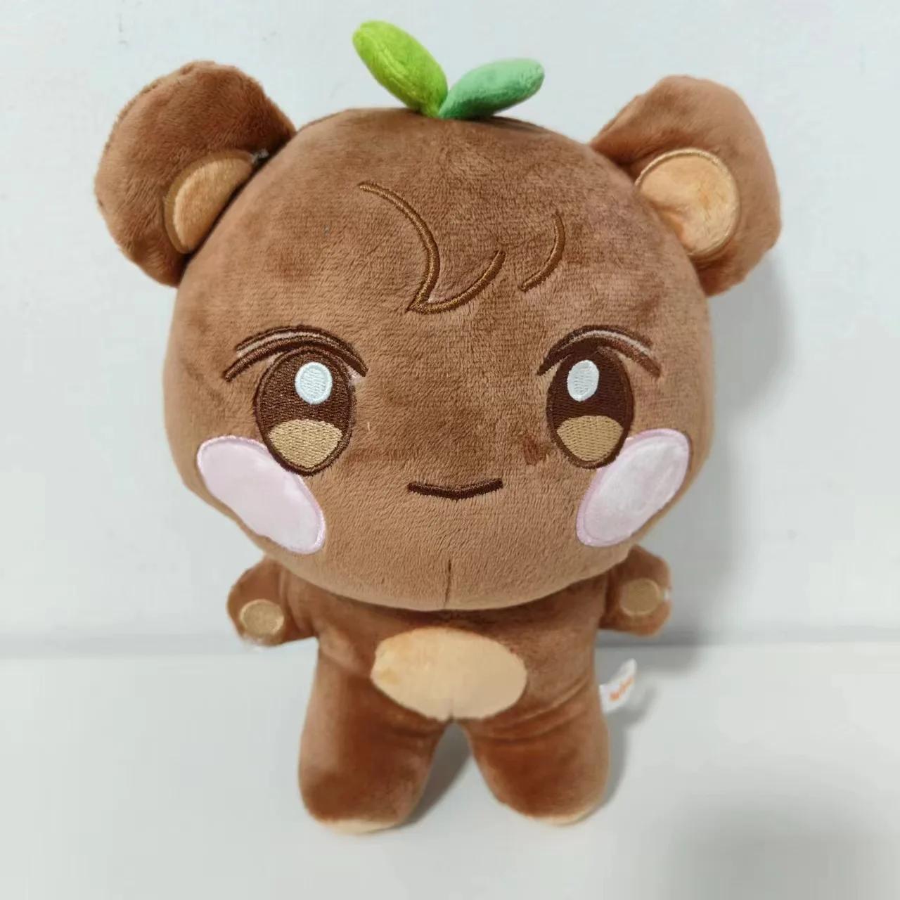 ATEEZ Aniteez Kawaii Kuscheltiere Plüschtiere Spielzeug Koreanische Raumdekoration 10CM brown