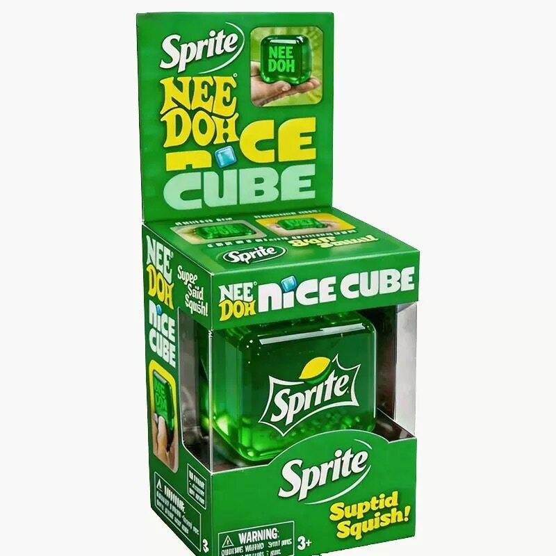 NeeDoh Nice Cube Squishy Weiches Sensorisches Fidget Spielzeug Stressabbau Angstlinderung Sensorisches Spielzeug Knetbar Fidget Squishy Weich Neu grün