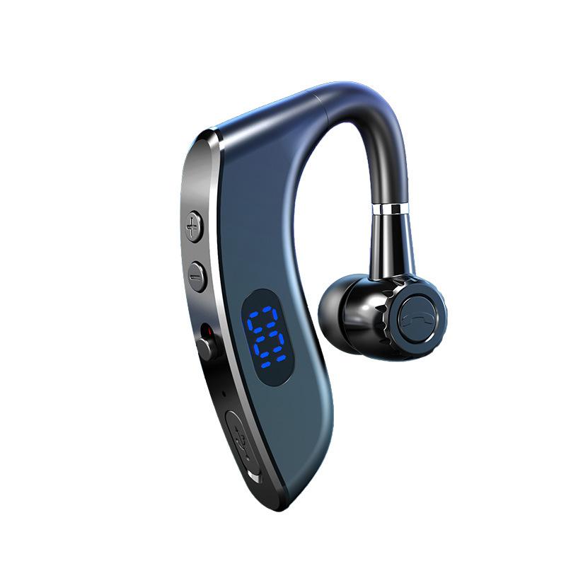 Kopfhörer Einzelohr Business Kabellose Bluetooth-Kopfhörer Große Leistung Lange Akkulaufzeit schwarz