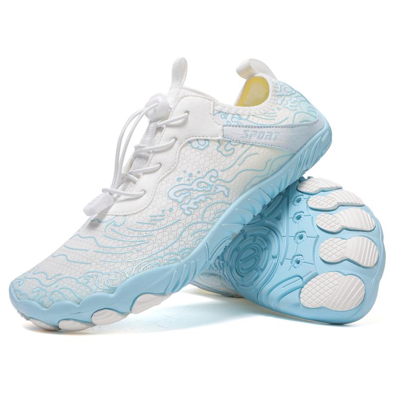 Männer Aqua Schuhe Frauen Tauchen Socken Barfuß Schwimmen Wasser Schuhe Upstream Strand Waten Sport Turnschuhe Für Fitness Yoga Surfen 42 weiß