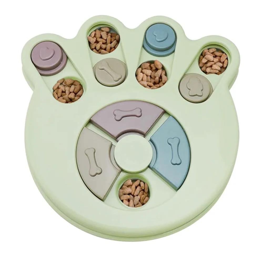 Hunde-Puzzle-Spielzeug, langsames Futter, interaktives Futter-Puzzle für Hunde, Futterspielzeug für IQ-Training, geistige Bereicherung, Leckerli-Puzzle für Hunde gray