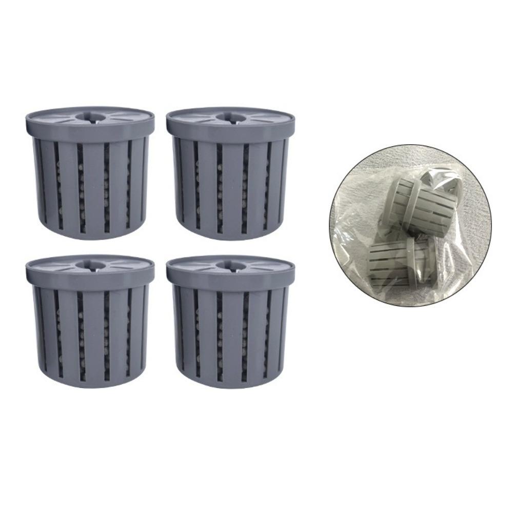 4 STÜCKE Glas Topf Aquarium Hydroponischer Pflanzkorb Bepflanztes Aquarium Pflanzbecher für Aquarium grau