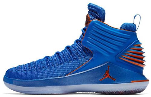 Jordan Air Jordan 32 Rutschfeste Dämpfung High-Top Kinder Basketballschuhe AA1254-400 36.5 black