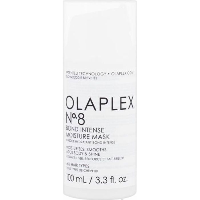 Feuchtigkeitsspendende Maske - Olaplex - Nr. 8 - 100 ml - 4-in-1 Reparatur - Ohne Parabene weiß