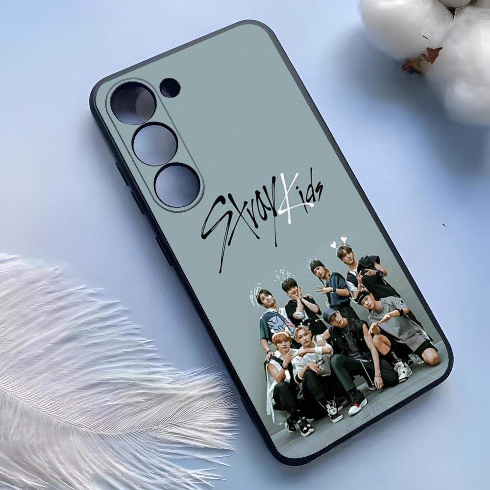 Modische Kpop S-Stray-Kids Handyhülle Für Samsung S25 Ultra S24 S23 S22 S21 S20 Plus Fe Galaxy A54 A53 A34 A25 Silikonhülle Samsung S20