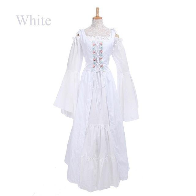 Damen Mittelalter Punk Prinzessin Kostüm Viktorianisches Gewand Kleid für Palast Karneval Party Verkleidung Halloween Cosplay Weiblich 2026 XXL