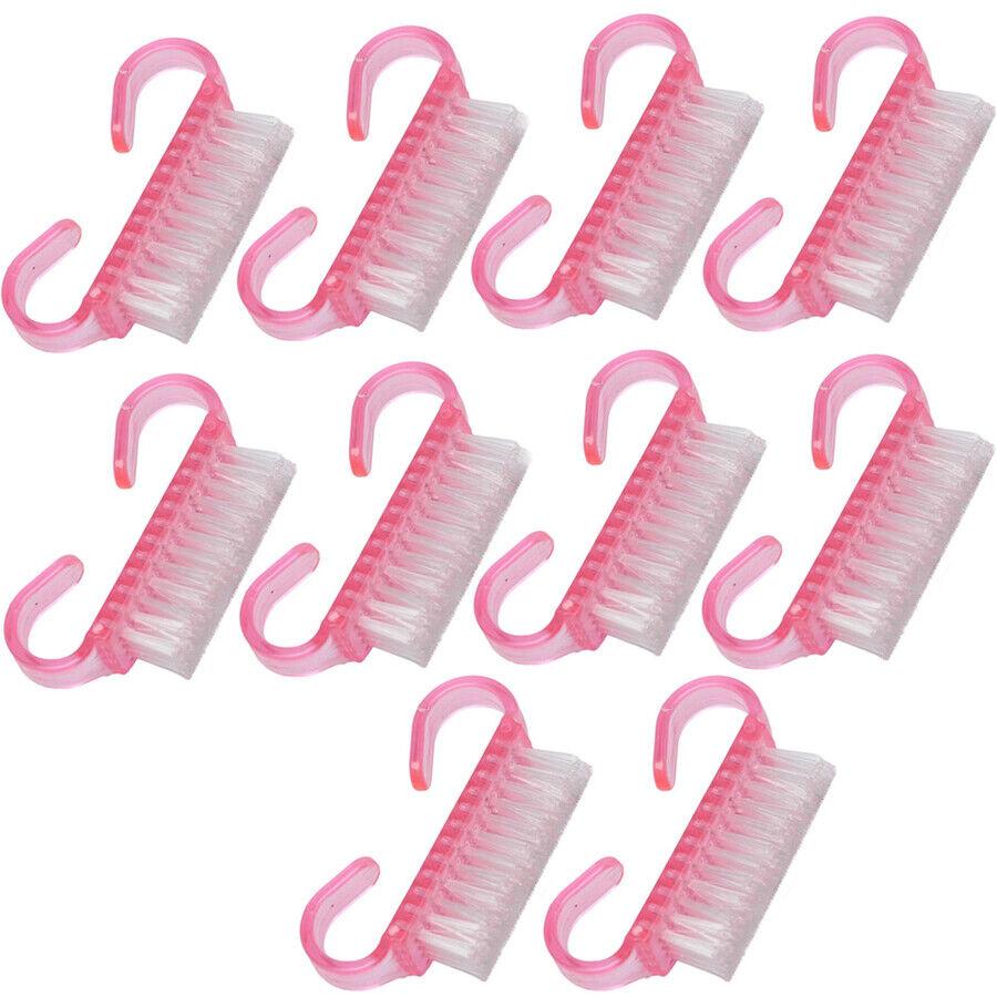 10 Stück Nagelreinigungsbürste, Fingernagel-Handreinigungsbürste für Maniküre und Pediküre