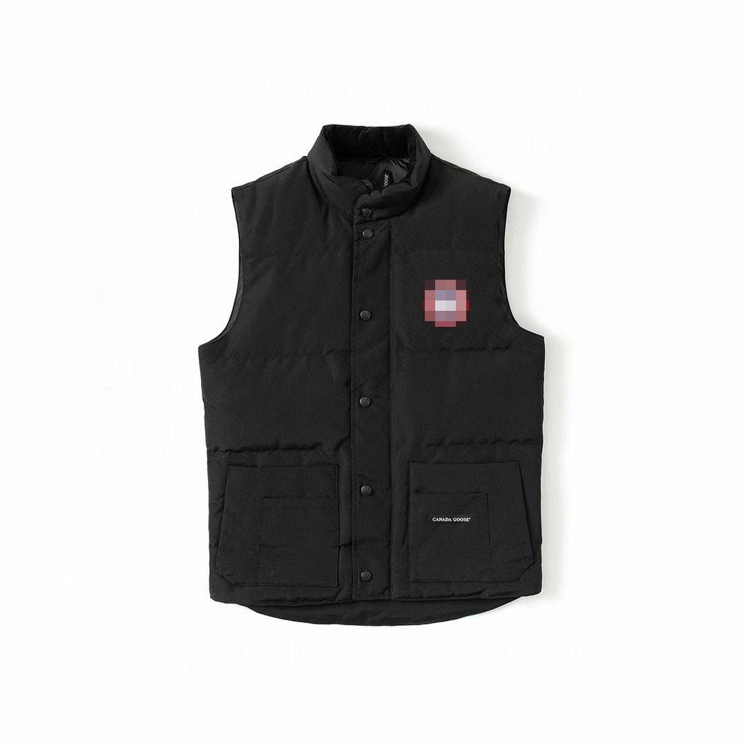 08 Stil Canada Goose Daunenweste: Stehkragen Unisex Ärmellose Oberbekleidung - Wasserdicht, Warm mit Schulterpolstern. XXL