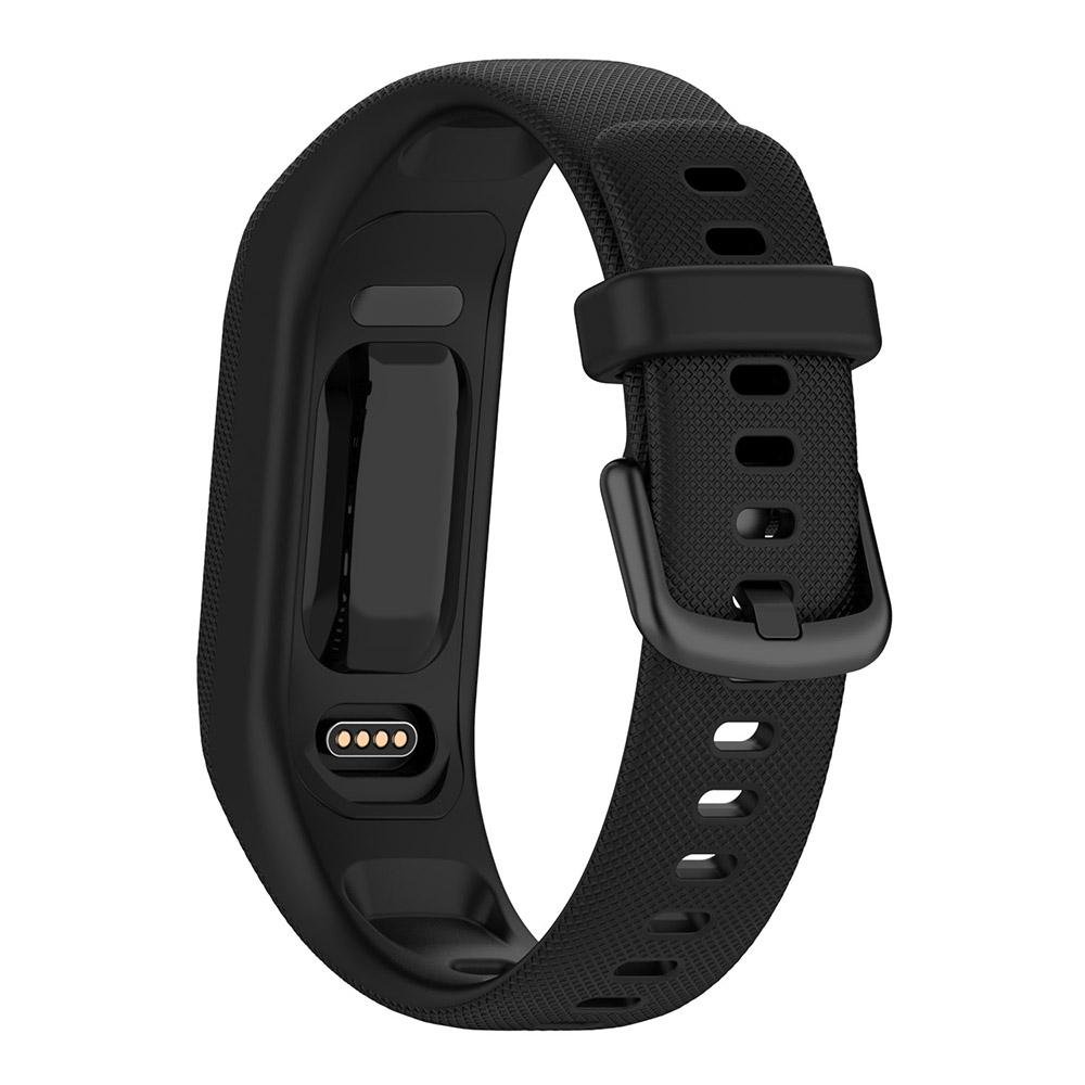 Silikon-Uhrenarmband für Garmin Vivosmart 5 Armband Sport-Uhrenarmband Weiches Armband Ersatzarmband Garmin Vivosmart5 Armband Garmin Vivosmart 5 schwarz