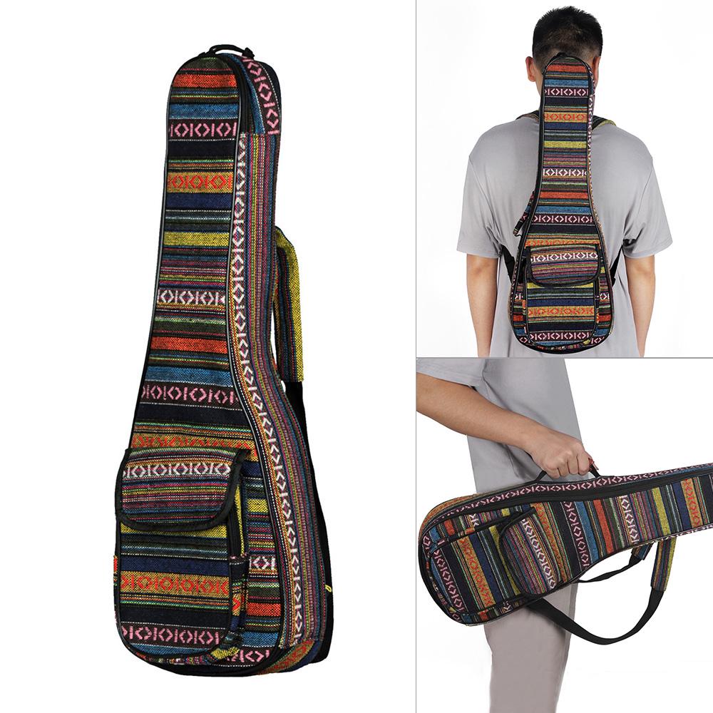 Special National Style 23  Ukelele Ukulele Ukulele Tasche Rucksack Hülle 6mm Baumwollpolsterung Langlebig