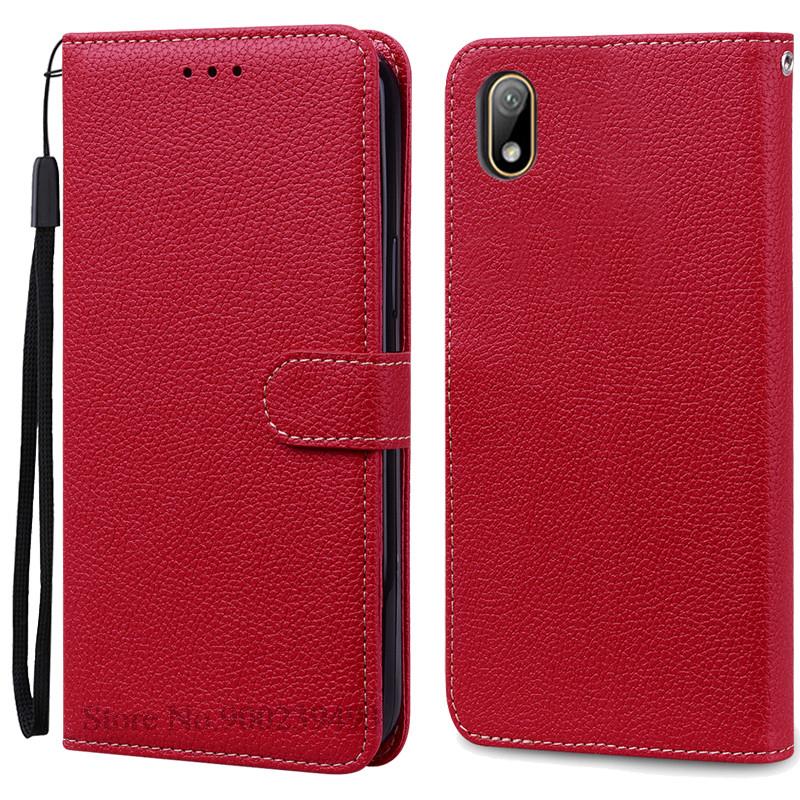 Für Huawei Y5 2019 Hülle Flip Leder Brieftasche Hülle für Huawei Y5 2019 Hülle Y 5 2019 AMN-LX9 AMN-LX1 AMN-LX2 AMN-LX3 Handyhüllen For Huawei Y5 2019 dunkelrote