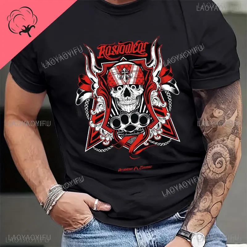 Jesus baumwolle T-Shirt Neue Schwarzes T Hemd Alten Schule Biker Eisernen Kreuz Schädel Kreuz Dk109 Tops Fahrt Zu Leben Motorrad t Hemd XXXXL dunkelgrau