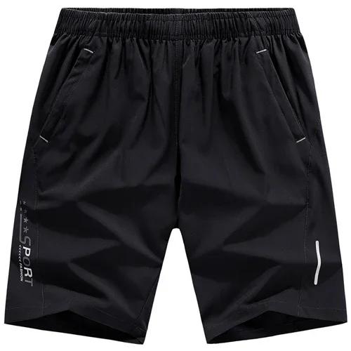 Große Größen 7XL,8XL,9XL 10xL Lässige Jogging-Sportshorts Herren Elastischer Bund Sommer Badeshorts Atmungsaktiv Schnelltrocknend Boardshorts 10XL schwarz weiße