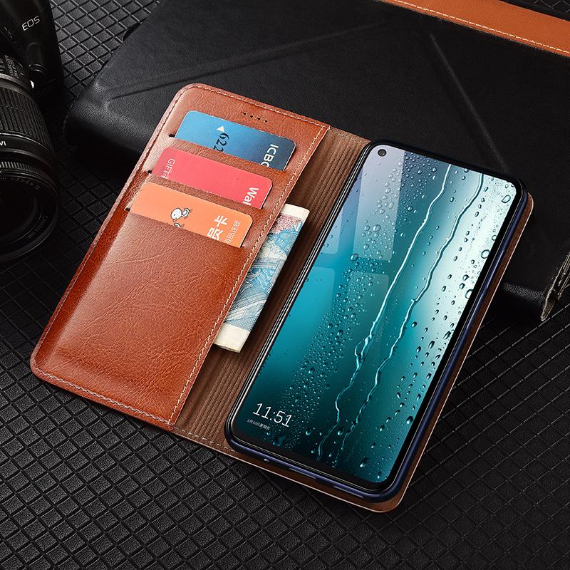 Crazy Horse Echtleder Klapphülle Für Sony Xperia 1 5 10 II III IV V VI VII Plus Brieftasche Handyhülle Hüllen Kratzfest Xperia 5 IV braun