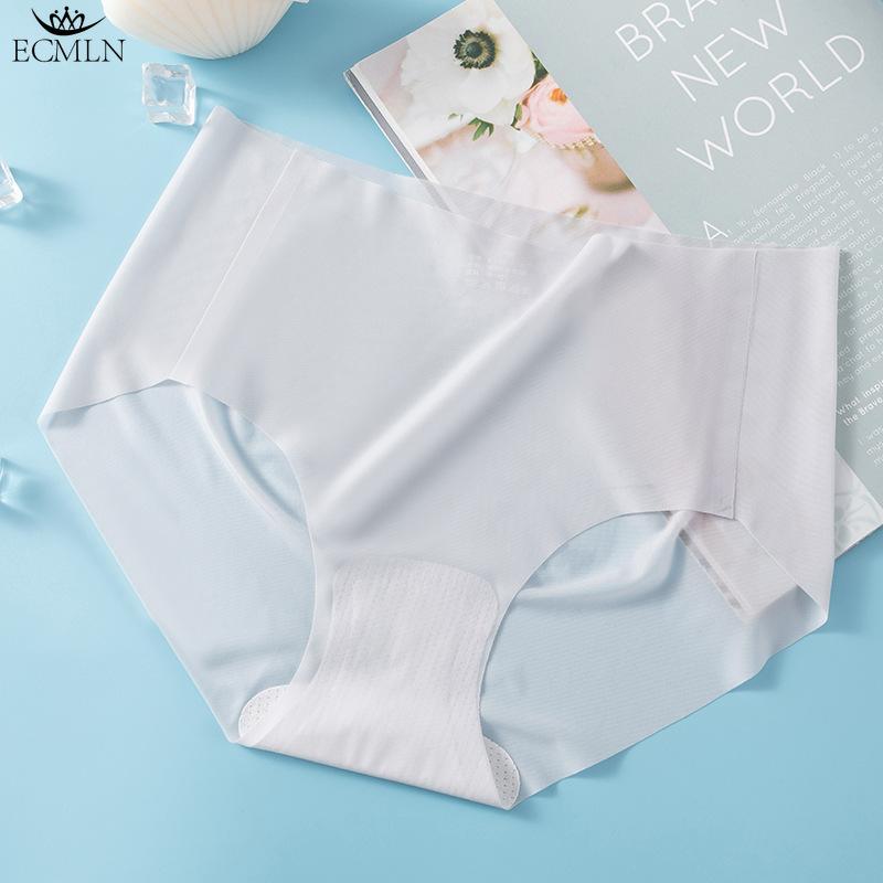 Damen Nahtlose Hipster No Show Unsichtbare Eisseide Stretch Unterwäsche Bikini Unterwäsche Panty Slips Knickers Unterwäsche Ultradünne Sommerunterwäsche XL blau