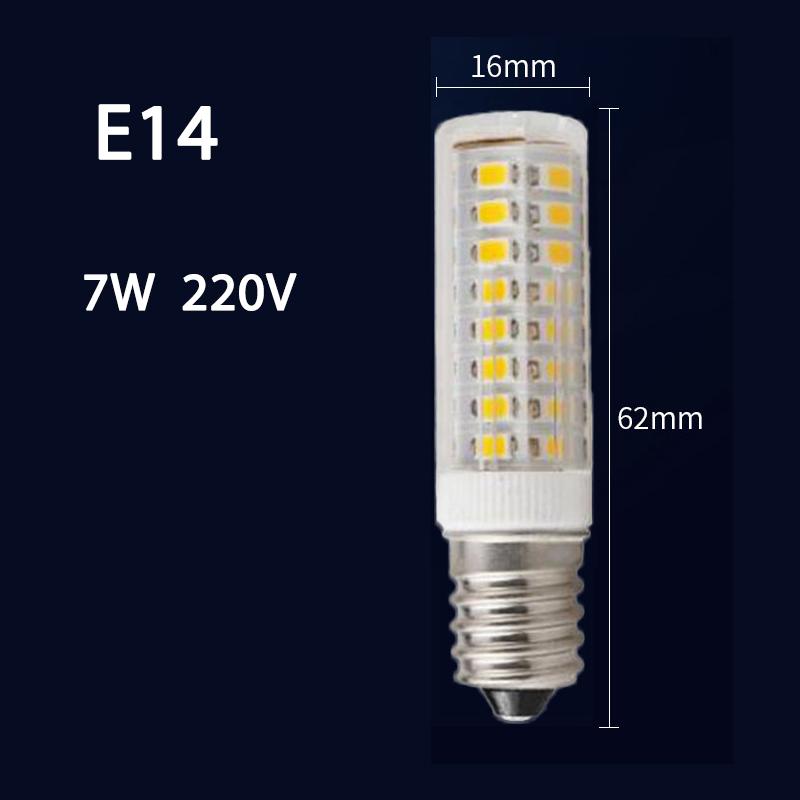 E14 LED Mini Lampe 3 W 5 W 7 W 9 W AC 220 V 230 V 240 V LED Maisbirne 360 Abstrahlwinkel Ersetzen Halogen Kronleuchter Licht MYY E14-7W weiß