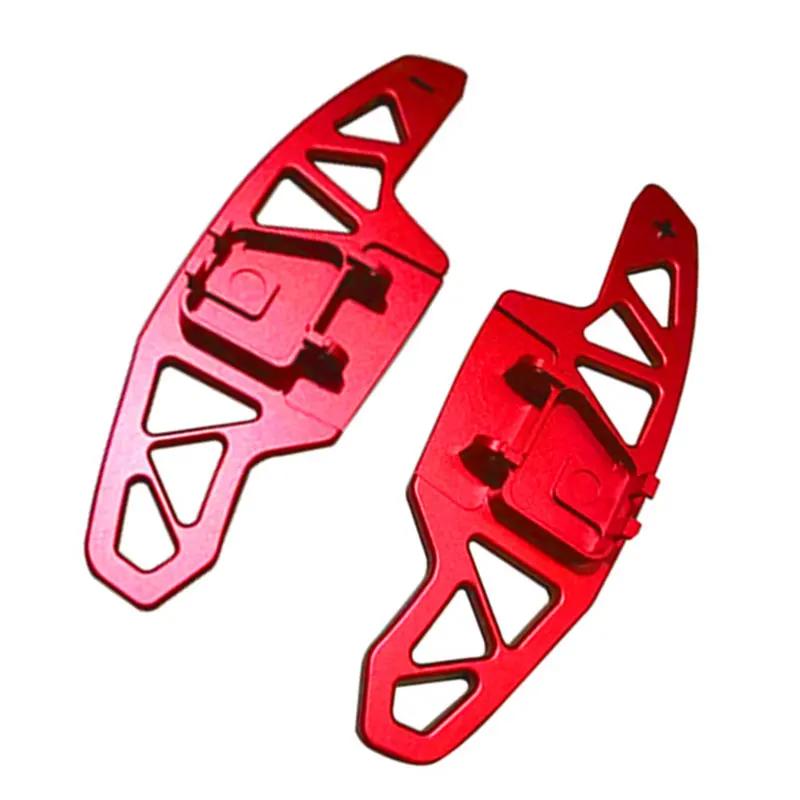 2x Auto Lenkrad Paddle Shifter Für Golf 8 MK8 ID4 Passat B8 Tiguan L Für Volkswagen CC Getriebe Shifter Shifter verlängerung Abdeckung rot