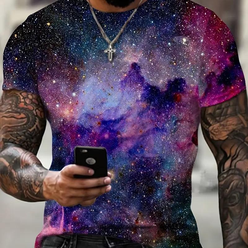 Neue Sommer Herrenmode T-shirt Persönlichkeit Löwe Gedruckt männer T-shirt Top 3XL navy blau