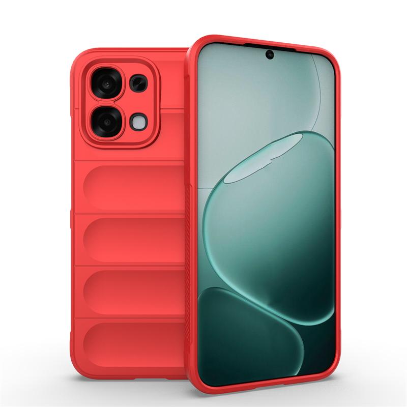 Vollständige Abdeckung für Oppo A6 Pro Hülle Stoßfest Stoßfest Weiches Silikon Vollständige Rückseite Hülle für Oppo A6 Pro Hülle für Oppo A6 Pro Abdeckung Oppo A6 Pro 4GGlobal rot