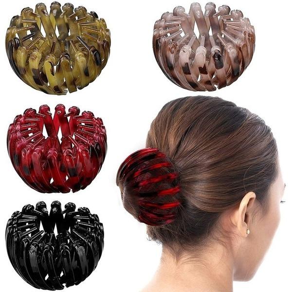 Neue Mode Mädchen Haar Klaue Frauen Haar Klemme Greifen Barrettes Koreanische Haar Pin Schwanz Schachtelhalm Schnalle Haar Clip Haar Zubehör braun