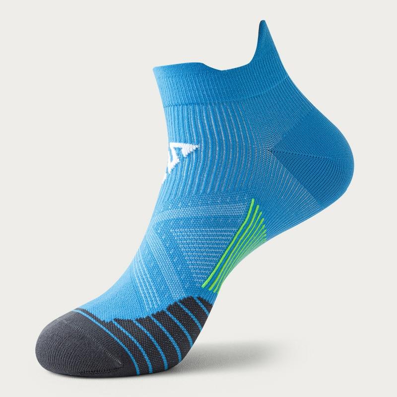 Männer Frauen Lauf Socken Sommer Schnell Trocknend Atmungsaktive Outdoor Sport Socken Professionelle Fitness Gym Marathon Reiten Radfahren Socken Men EUR 39-44 blau