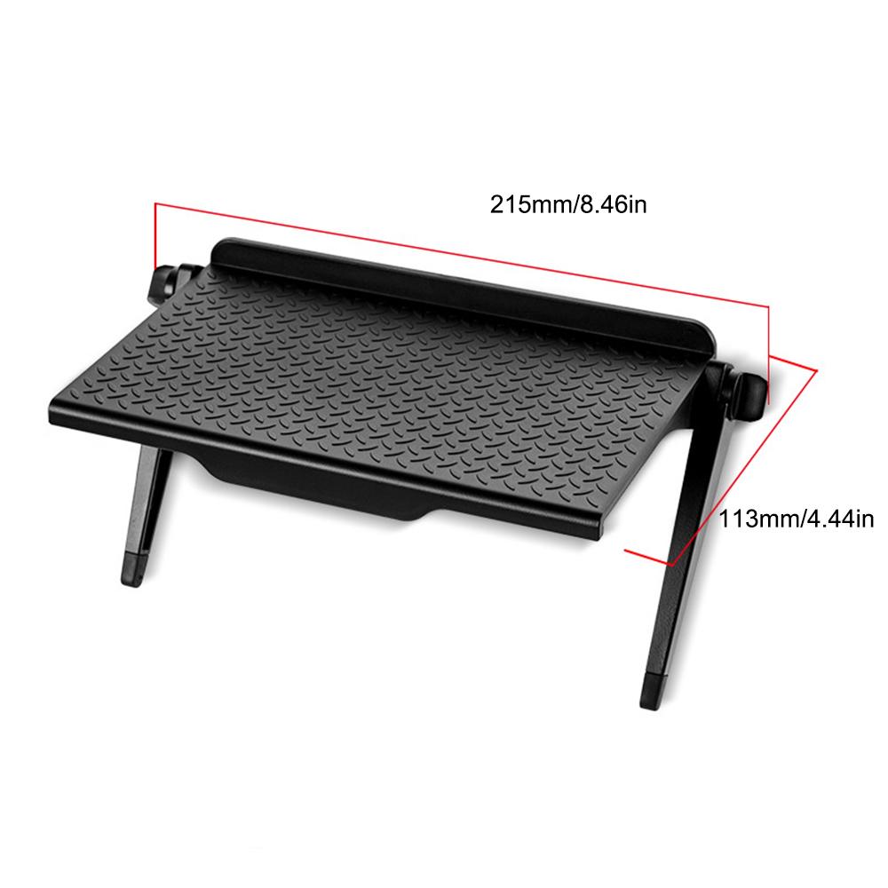 Bildschirm Oberes Regal Computer Monitor Schreibtischständer TV-Regal Ausstellungsregal Heim-Aufbewahrungs-Organizer-Regal Bürohalter Verstellbarer TV black