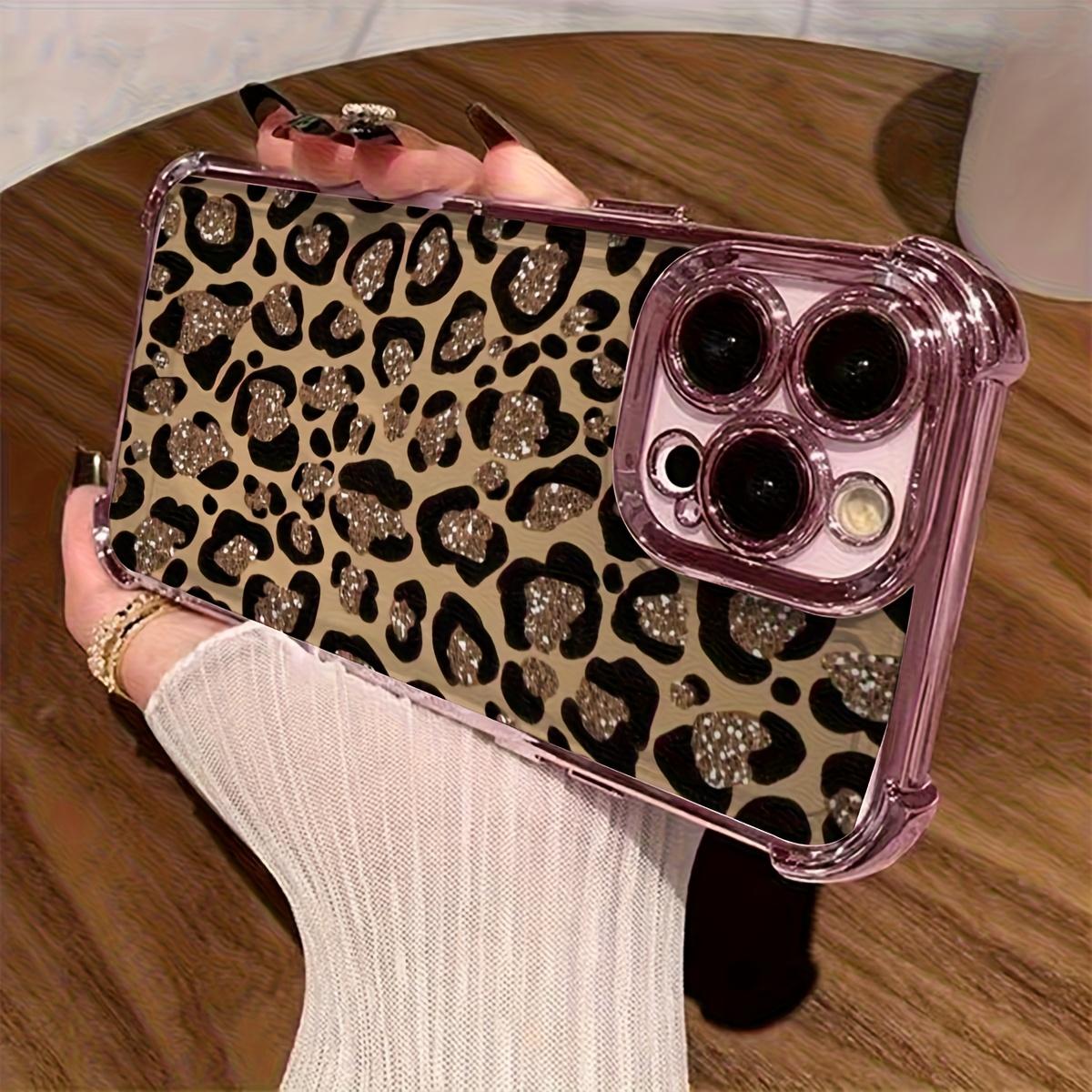 Luxus Personalisierte Leopardenmuster Design Handyhülle Für iPhone 11 12 13 14 15 16 17 Pro Max 16E Air Anti-Sturz Silikon Weiche Hülle iPhone 15 Pro