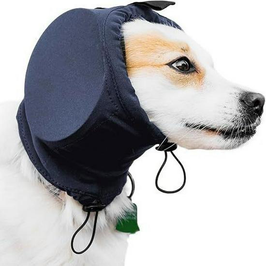 Hunde-Gehörschützer mit Geräuschunterdrückung zum Schutz vor Donner & Feuerwerk S navy blau
