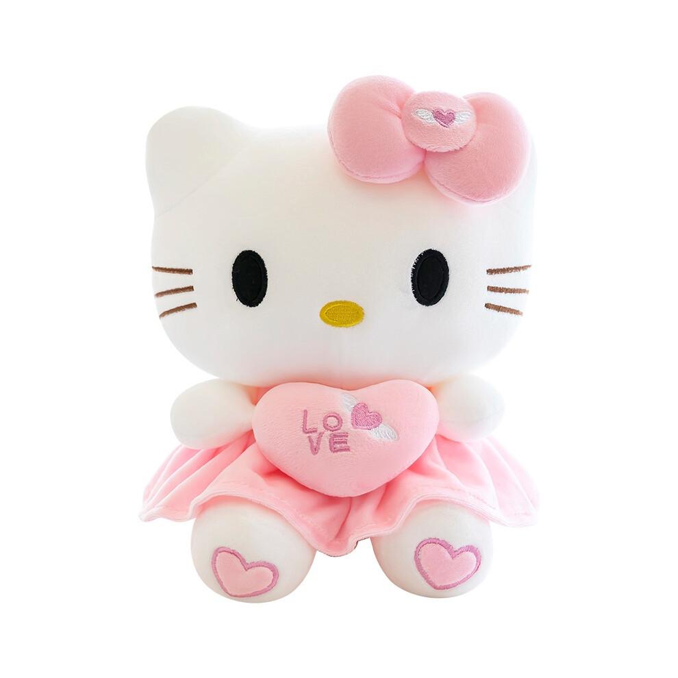 (55cm/21.7in)Hello Kitty Rosa Liebe Plüschtier Riesiges Stofftier Puppe Kindergeburtstag Geschenke