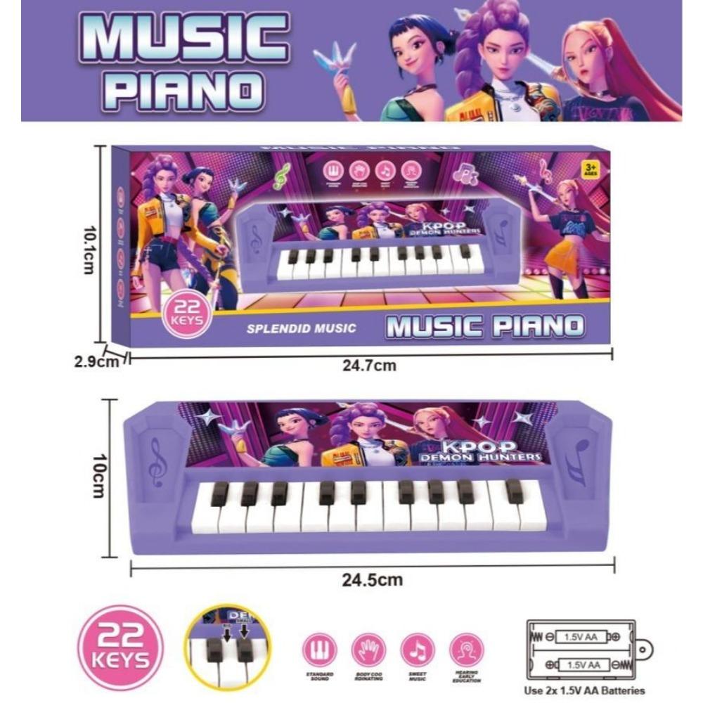 kpop Hexe Jägerin Squad Musik Kinderspielzeug mit leuchtender Gitarre Lieder abspielbar Ideal Halloween & Weihnachtsgeschenk für Ki