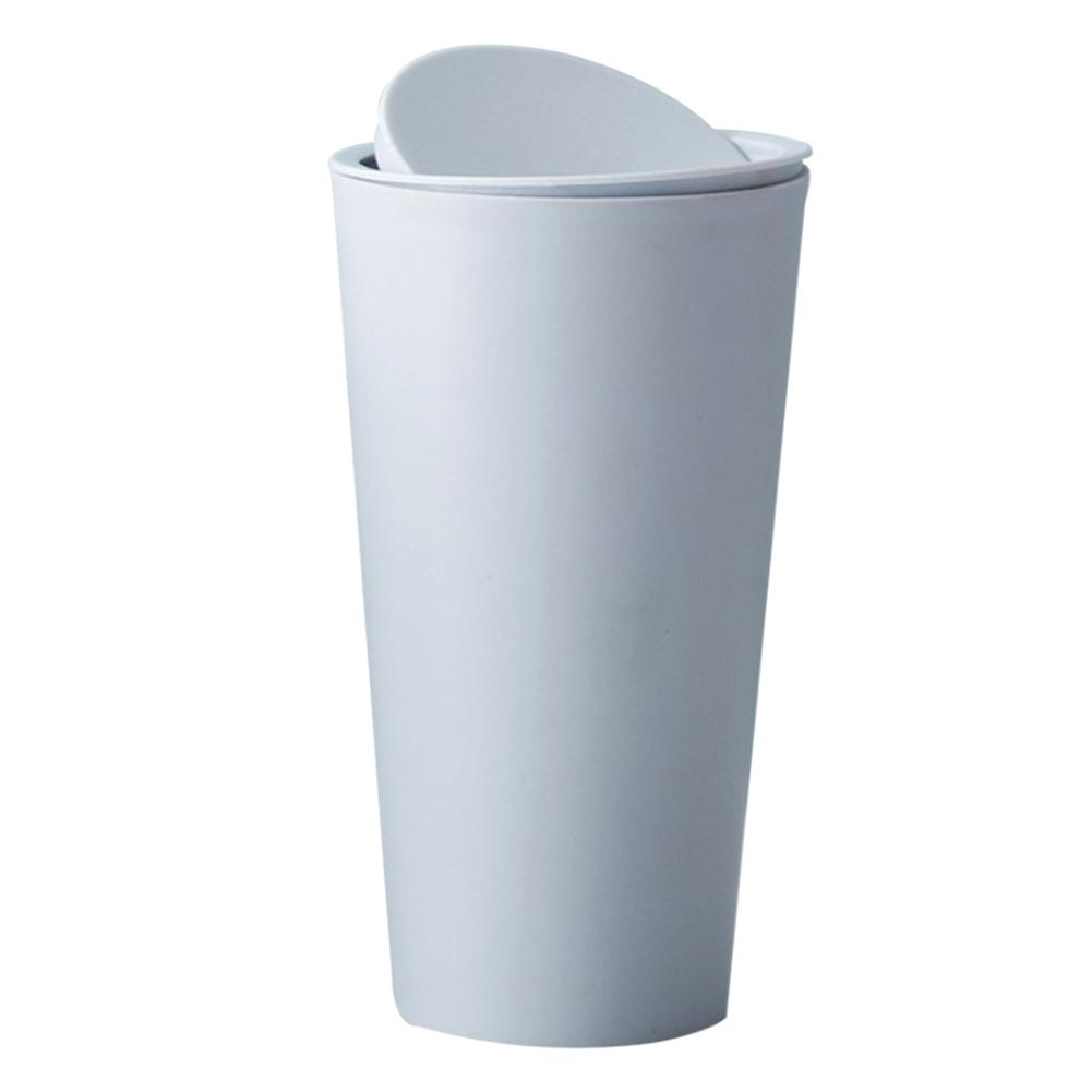 Auto-Mülleimer, Auto-Auto-Mülleimer, Mini-Mülleimer aus Kunststoff, wasserdicht, tragbarer Mini-Auto-Mülleimer für Auto-Innenraum, Büro, Zuhause gray